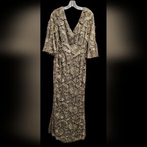 Jasmine Elegant Tan and Brown Wedding Dress